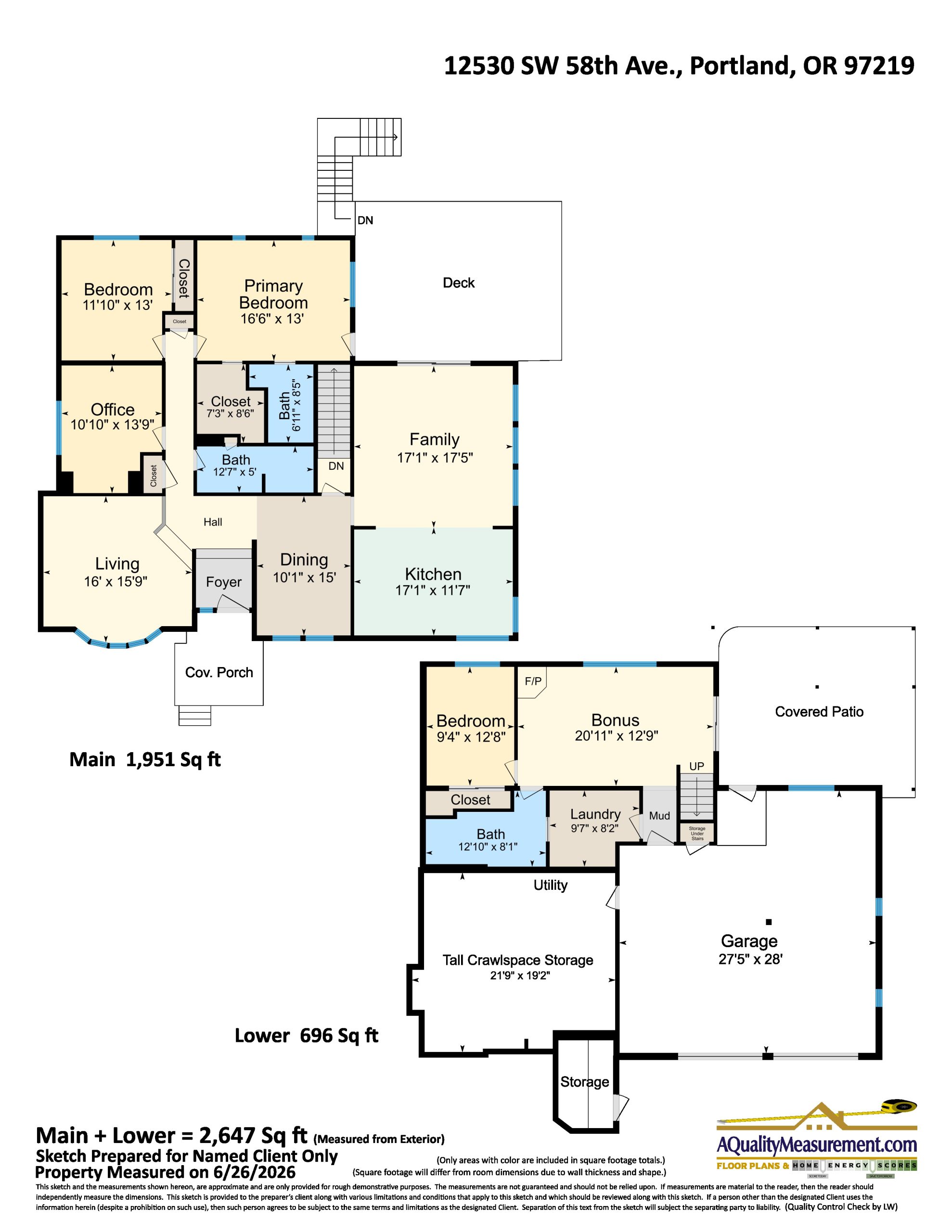 Florplan - Rees - SW 58th Ave